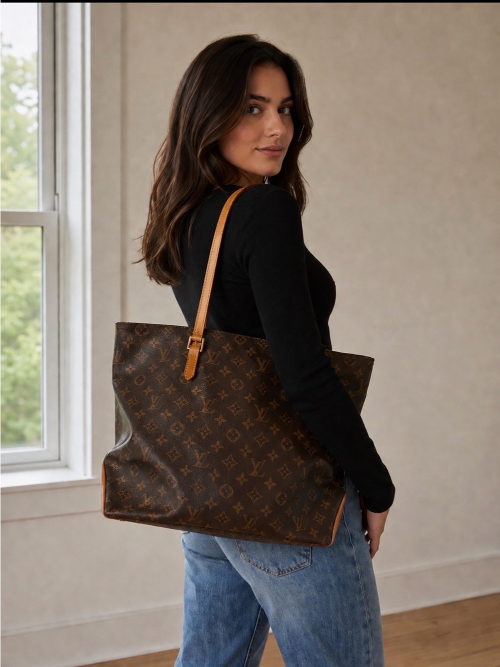 Louis Vuitton Brown Monogram Shoulder Bag
